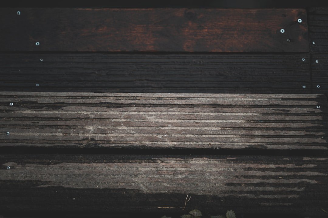 brown and black wooden surface
