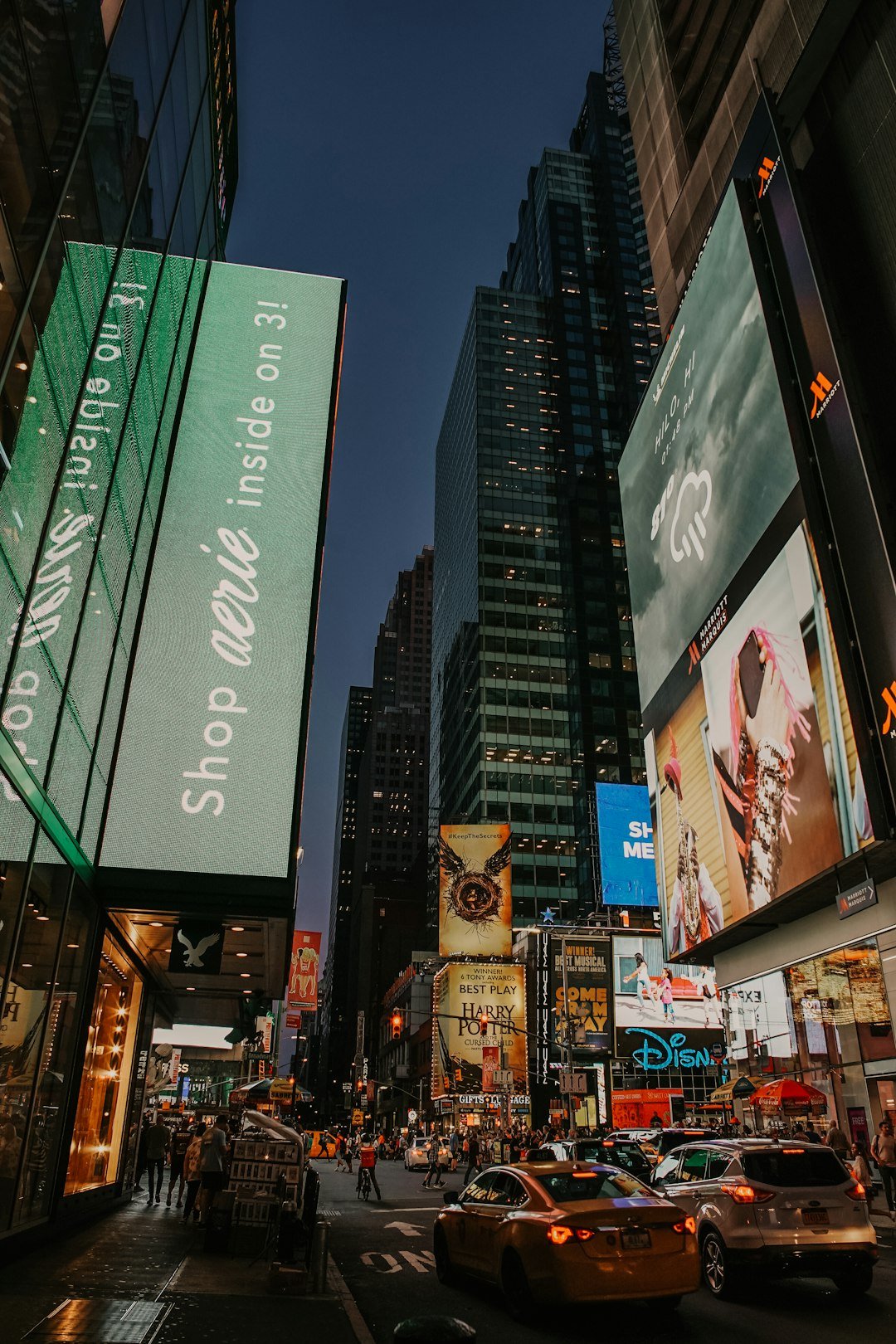 green signage